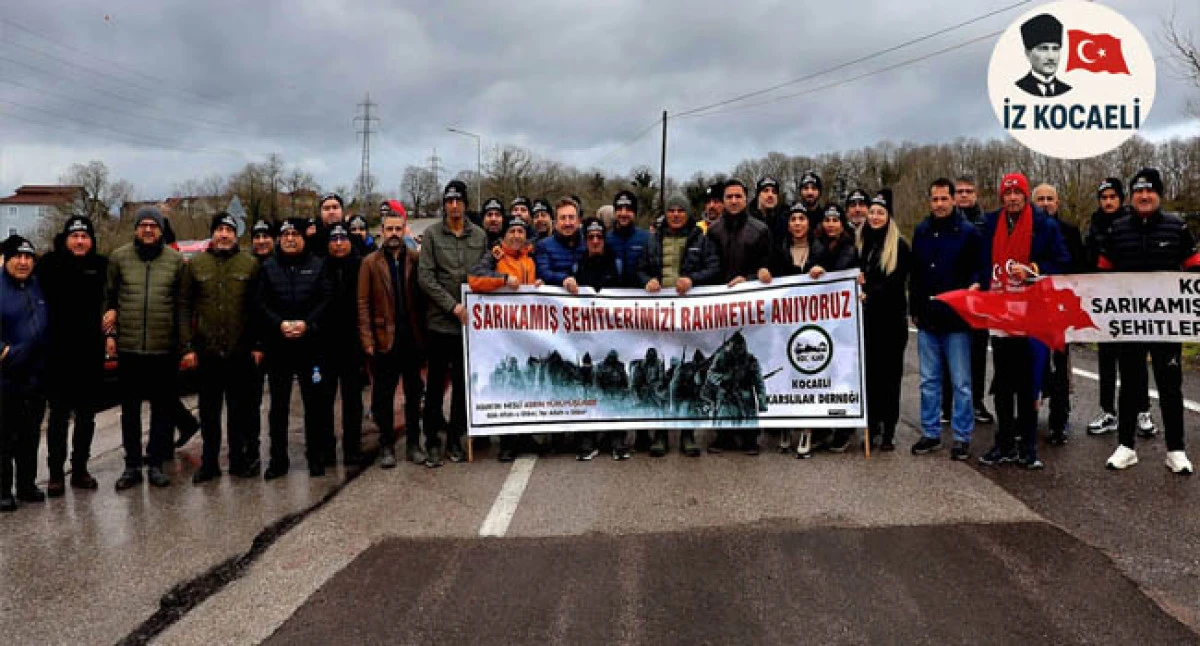 K&ouml;rfezliler Sarıkamış şehitleri i&ccedil;in y&uuml;r&uuml;d&uuml;