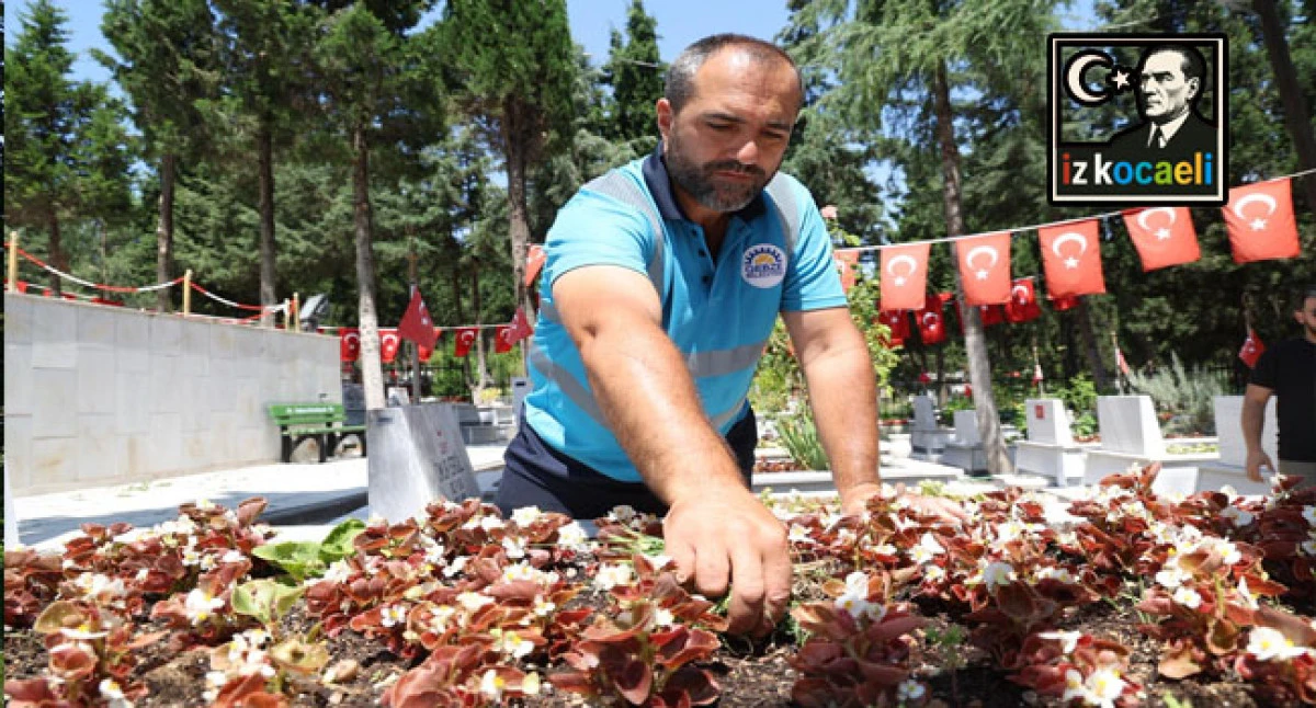 Mezarlık ve Şehitliklerde Kapsamlı Bakım &Ccedil;alışması