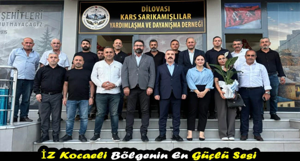 MHP Dilovası Teşkilatı&rsquo;ndan Kars Sarıkamışlılar Derneği&rsquo;ne Ziyaret