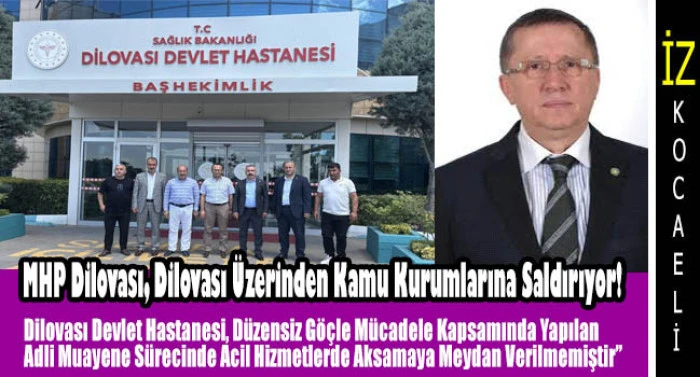 MHP Dilovası'ndan Lütfü Türkkan'a tepki TÜRKKAN’A SORUYORUZ KİMİN MİLLETVEKİLİSİNİZ SİZ?