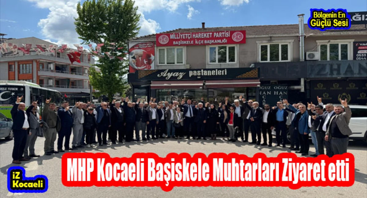 MHP Kocaeli İl Başkanlığı’ndan Başiskele Muhtarlarına Ziyaret Programı