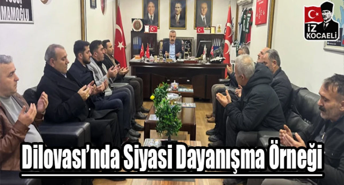MHP- YENİDEN REFAH dualarda buluştu Dilovası&rsquo;nda Siyasi Dayanışma &Ouml;rneği