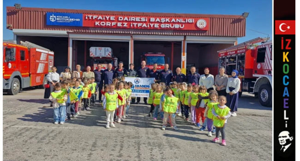 Minikler itfaiyeyi yakından tanıdı