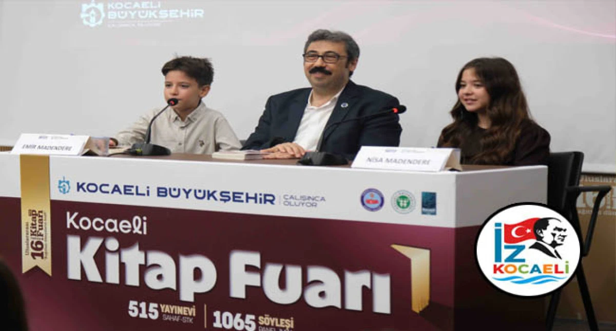 Nisa ve Emir kardeşlerin ikinci eseri Kitap Fuarı&rsquo;nda