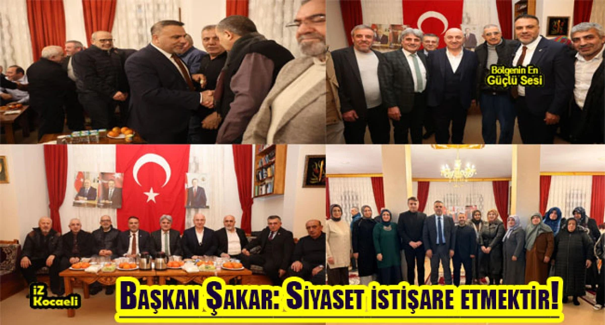 Şakar: Siyaset istişare etmektir! BAŞKAN BIYIK YEREL HİZMETLERİ ANLATTI
