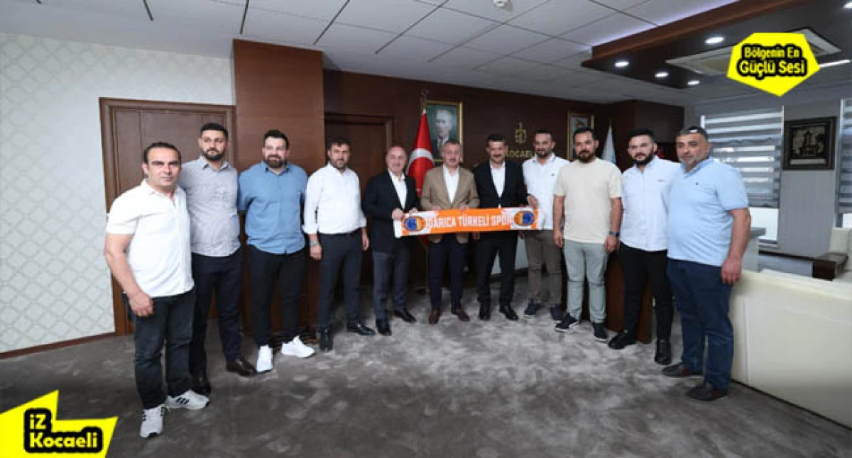 Şampiyon Darıca Türkeli, Başkan Büyükakın’a geldi