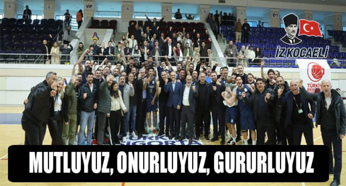 T&uuml;rkiye Basketbol Ligi&rsquo;nde şampiyon &Ccedil;ayırova Belediyesi!