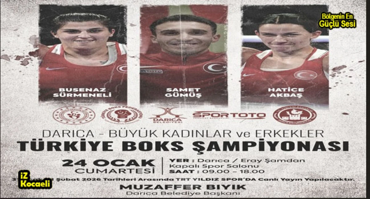 T&uuml;rkiye Boks Şampiyonası Darıca&rsquo;da yapılacak