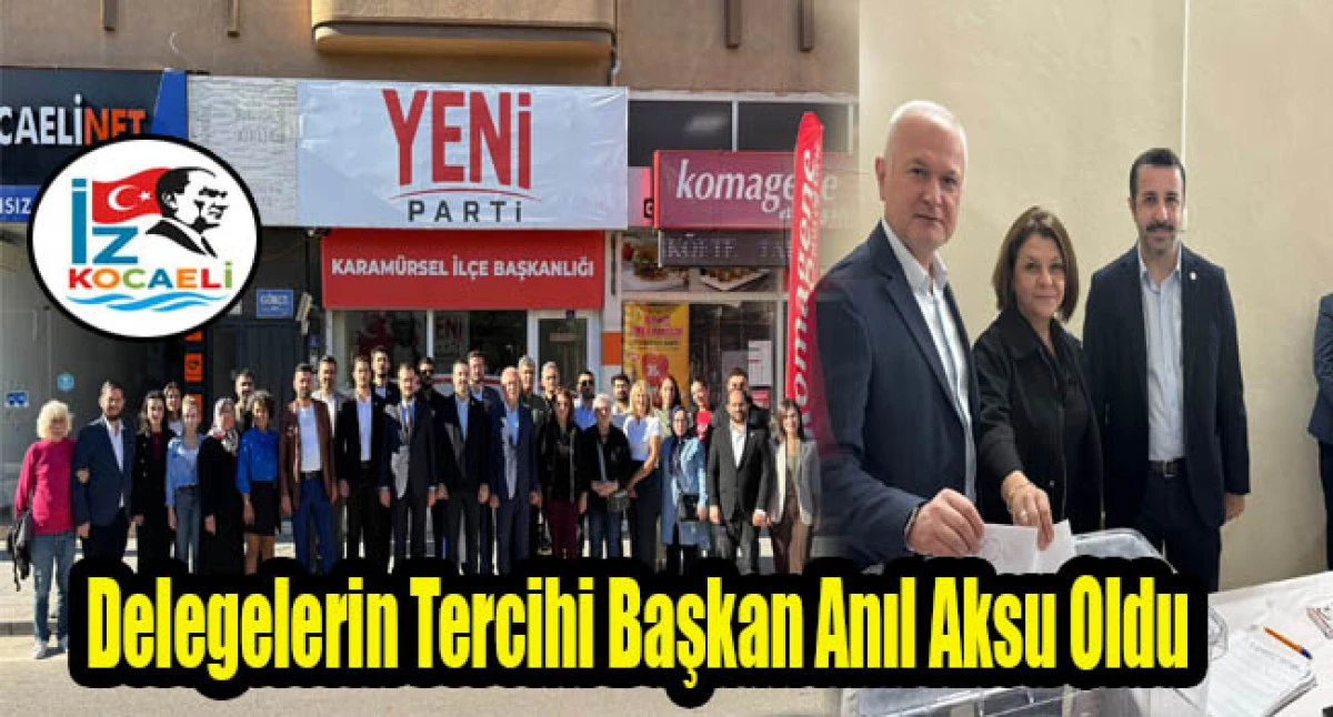 Yeni Parti Karam&uuml;rsel&rsquo;de İlk Kongre Coşkusu: Anıl Aksu İl&ccedil;e Başkanı Se&ccedil;ildi