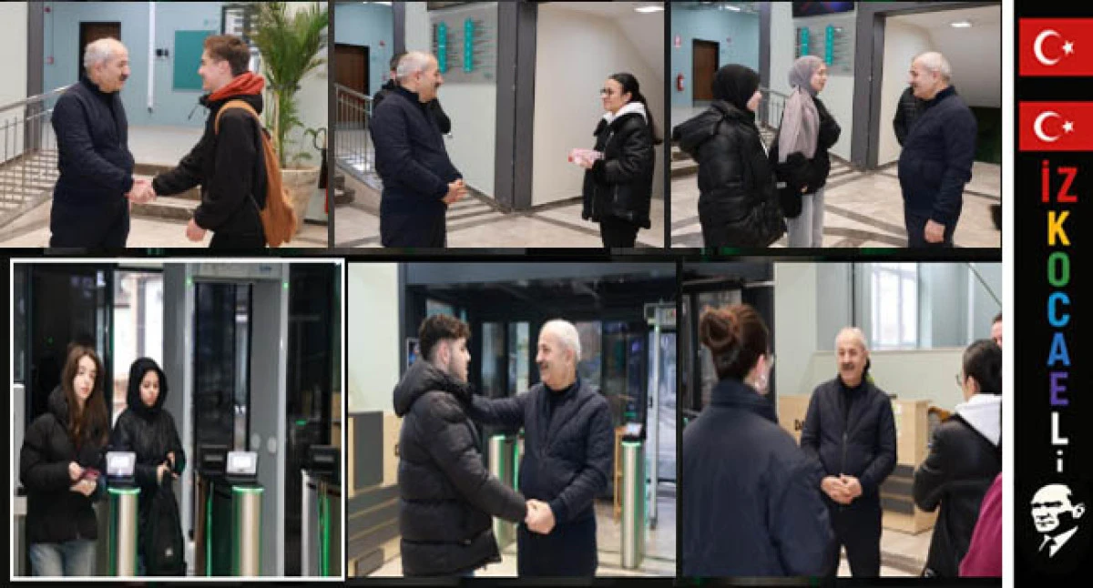 YKS DENEME SINAVI &Ouml;NCESİ BAŞKAN B&Uuml;Y&Uuml;KG&Ouml;Z GEN&Ccedil;LERLE BİR ARAYA GELDİ